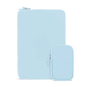 LOGiiX Vibrance Essential Sleeve W Pouch For Laptops 14" - Blue