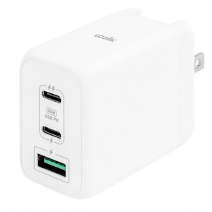Logiix Power Plus 65 Xl USB-C & USB-A Wall Charger - White