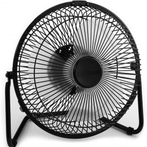 Logiix USB Retro Fan 6" Blade 8" Fan - Black