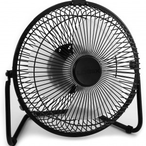 Logiix USB Retro Fan 8" Blade/10" Fan - Black