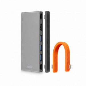 LOGiiX USB-C to Multiport Hub 3x USB-A and HDMI Adapter - Grey