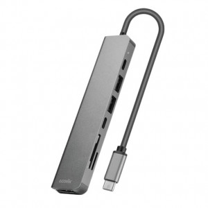 Logiix USB-C To HDMI 2x USB-A 2x USB-C Multiport Adapter