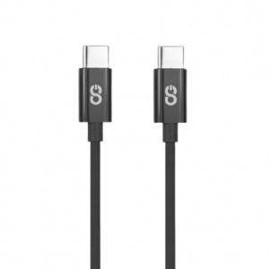 LOGiiX Sync & Charge USB-C to USB-C 15cm - Black