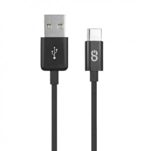 LOGiiX Sync & Charge USB-A to USB-C 15cm - Black