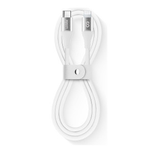 LOGiiX Vibrance Silicone Cable USB-C To Lightning - White