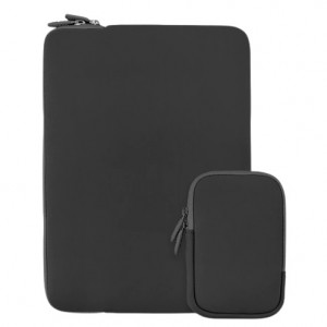 LOGiiX Vibrance Sleeve Laptops Up To 16" W/ Pouch - Midnight