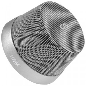 LOGiiX Blue Piston Mini Mag Speaker - Silver