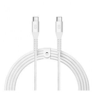 LOGiiX Vibrance Braid 1.2M USB-C To USB-C - White