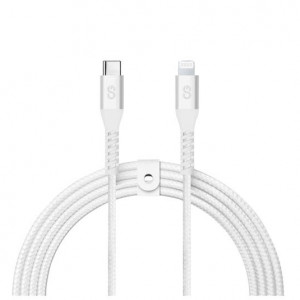 LOGiiX Vibrance Braid 1.2M USB-C To Lightning - White