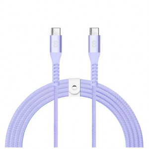 LOGiiX Vibrance Braid 1.2M USB-C To USB-C - Lavender