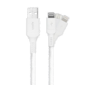 LOGiiX Sync & Charge Anti Stress 1.5M USB-A To Lightning