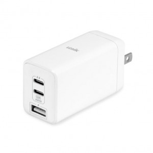 LOGiiX Power Plus 65W XL USB-C x2 & USB-A Wall Charger
