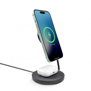 LOGiiX Stance 2-in-1 Folding Charging Stand Qi2 Mag