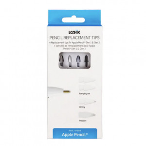 LOGiiX Pencil Replacement Tips (Standard) 4 Pack