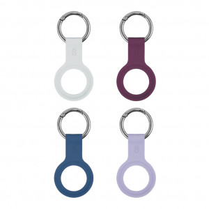 LOGiiX Silicon Tags For AirTag 4 Pack - Colours