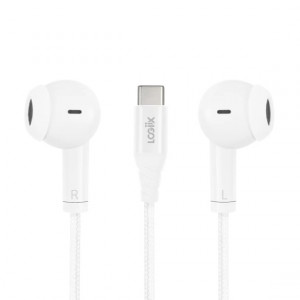 LOGiiX Vibrance Melody Wired USB-C Earbuds - White