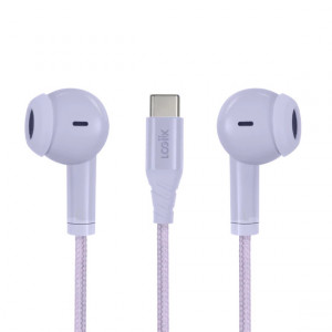 LOGiiX Vibrance Melody Wired USB-C Earbuds - Lavender