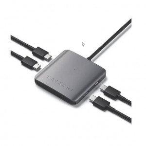 Satechi Aluminum 4 Port USB-C Hub - Space Grey
