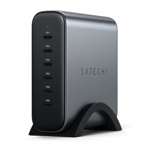 Satechi 200W USB-C 6-port Gan Wall Charger - Space Grey