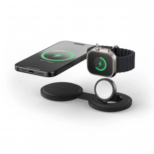 Satechi OntheGo 2-in-1 Wireless Charger - Black