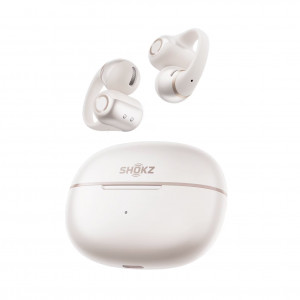 Shokz OpenDots 2 Bluetooth Open Ear Earbuds - White