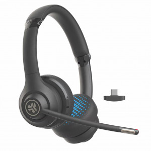 JLab Go Work Wireless On-Ear Headphones Black