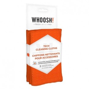 Whoosh! Tech Cleaning Cloth 3pk Xl Orange