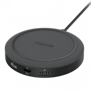Mophie Wireless Charging Hub 2 USB-A & 1 USB-C - Black