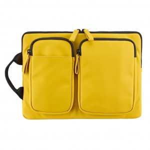 Tucano Gommo Sleeve With Pockets - Yellow