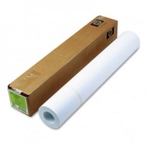 HP Bright White Inkjet Paper 24"X150' For Plotters