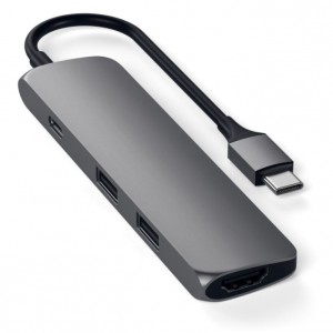 Satechi Slim Type-C Multiport Adapter - Space Grey