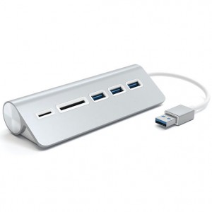 Satechi Aluminum USB 3.0 Hub And Card Reader