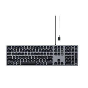 Satechi Aluminum Wired Keyboard USB 3.0 - Space Grey