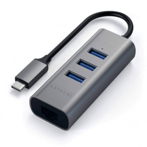 Satechi Type-C 2-in-1 USB Hub With Ethernet