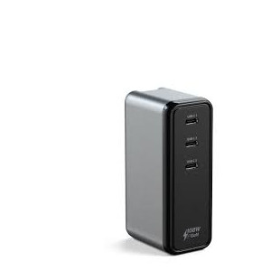 Satechi 108W USB-C 3-port Gan Wall Charger - Space Grey